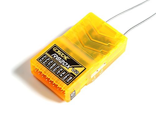 HobbyKing OrangeRx R820X V2 8Ch 2.4GHz DSM2/DSMX Comp Full Range Rx w/Sat, Div Ant, F/Safe & SBUS