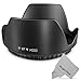Altura Photo 67MM Tulip Flower Lens Hood for Canon, Nikon, Sony Cameras with EF-S 18-135mm f3.5-5.6, RF 24-105mm f4-7.1, Sony FE 85mm f1.8, Sigma 16mm f1.4 DC DN Lens and More