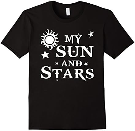Mens My Sun and My Stars - Couple T-Shirt Large Black