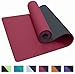 IUGA Yoga Mat Non Slip Textured Surface, Reversible Dual Color, Eco Friendly Yoga Mat with Carrying Strap, Thick Exercise & Workout Mat for Yoga, Pilates and Fitness (72″x 24″x 6mm)thumb 1