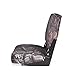 Leader Accessories A Pair of New Low Back Folding Boat Seats(2 seats) (Camo/Black hinge)
