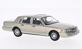 Lincoln Town Car , metallic-beige, 1996, Model Car, Ready-made, Premium X 1:43