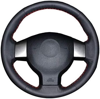 KAIICAR Car Steering Wheel Cover Artificial Leather Car Steering Wheel Braid fit for Old Nissan Tiida Livina Sylphy Note/Custom Made Steering Cover