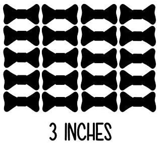 Vinyl Bow Tie Set, Bow Tie Stickers, Baby Shower Decor, Boy Gender Reveal, Little Man Bow Tie Birthday,Wedding Decor,Bowtie Bash Decor,3 Inches