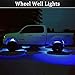 Botepon 6Pcs Led Rock Lights, Strip Lights, Wheel Well Lights, Led Underglow Kit for Golf Cart, Jeep Wrangler, RZR, Offroad, F150, F250, Snowmobile (Blue)thumb 4