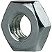 #8-32 Hex Machine Screw Nuts, Grade 2, Electro Zinc Plated Steel & Clear Finish, Quantity 100 by Fastenere