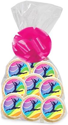 24pack Gymnastics Party Favor / Gift Decorated Sugar Cookies