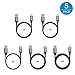 AXELECT USB Type C Cable, 5PACK (10ftx1, 6ftx1, 3ftx2, 1ftx1) Nylon Braided USB C to USB A Charging Sync Cable for Samsung Galaxy S8/S8 Plus, LG/G5/G6, HTC 10 and More USB Type C Devices