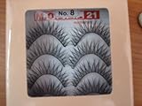 Model 21 False Fake No. 8 Eyelashes 10 Pairs