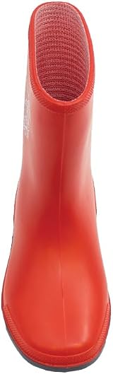 Dunlop Mini Unisex Kids Wellington Elephant Pattern Calf High Rain Boots Red view 4