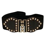 eVogues Plus Size Rhinestone Studded Elastic Belt Black – One Size Plus, Online Clothing Store