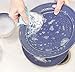 Teal Trunk Silicone Sponge and Scrubber - The Hygienic Sponge for Your Home - Easy to Use, BPA Free Reusable Multipurpose Household Dish Scrubber, Coral/Grey - 2 Pack