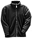 Tingley Men's Fleece Jacket, Black With Front Zipper. (Available in 8 Sizes)