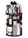 Jerrybox 360 Degree Rotation Makeup Organizer Adjustable Multi-Function Cosmetic Storage Box, Large Capacity, Fits Toner, Creams, Makeup Brushes, Lipsticks and More