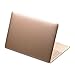Gold Matte Case Cover with Keyboard Cover Compatible MacBook Air 13 (A1466,A1369), IC ICLOVER Ultra Slim Light Weight Rubberized Hard Plastic Protective Case Keyboard Cover Free Shock Water Scratch