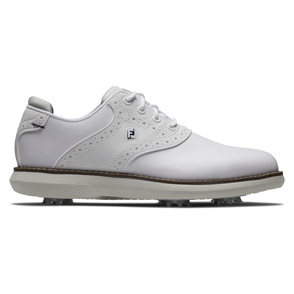 FootJoy Unisex-Child Traditions Junior Golf Shoe