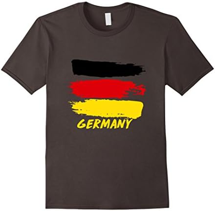 Mens German Flag Tshirt Large Asphalt
