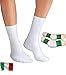 davido Mens Socks crew made in italy 100% cotton 8 pairs