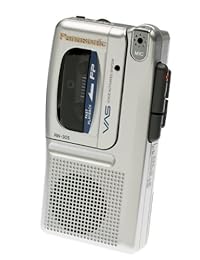 Panasonic RN305 Micro Grabador de cassette con voz sistema de activación