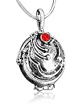 Inspired by the Vampire Diaries Elena's Necklace Locket Pendant Filled with Blue Vervain / Verbana Herb