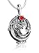 Inspired by the Vampire Diaries Elena's Necklace Locket Pendant Filled with Blue Vervain / Verbana Herb