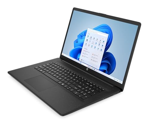 HP Laptop mit 17,3" FHD Display, AMD Ryzen 5 7520U, 8 GB DDR5 RAM, 512 GB SSD, AMD Radeon-Grafik, Windows 11, QWERTZ, Schwarz inkl. 25 GB Dropbox-Speicher für 12 Monate 10