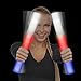 Fun Central 12 Pack - LED Patriotic Foam Baton - Light Up Foam Sticks for 4th of July - Red White Blue