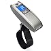 Smart Weigh Travel Digital Luggage Scale with EZ Grip Handle, Portable Hanging Strap and Hook Scale, Bag Weight Gadget w/ Tare Function for Suitcases, Batteries Included, 50kg / 110lbs, Silver