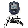 JZK PC2810, digitale stopwatch, 2 regels, 10 geheugen, countdown-alarm, accu + koord, voor sporttraining