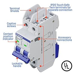 Westinghouse UL 489 AC Miniature Circuit Breaker, 2