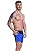 Neleus Men's Work Out Lightweight Shorts with Pockets,805,Blue & Black,USA M,Tag XL