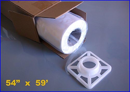 Glossy Inkjet Art Cotton Canvas for Eco Solvent Printing, 54"x59' Roll