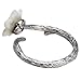 JEWME 925 Sterling Silver Cherry Blossoms Ring Sakura Jewelry Flower Vine Twined Finger Adjustable Open Tail