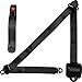 Allstar Performance ALL98115 Black Three-Point Retractable Seat Belt