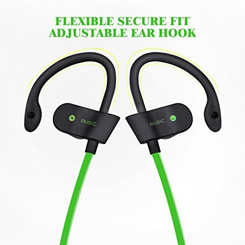 Bluetooth Headphones,iBesi Bluetooth Wireless Sports Headphones, Best Wireless Sports Earphones 4.1 Lightweight Stereo Headphone Noise Cancelling Headset (Green)