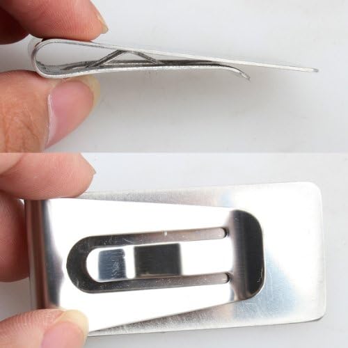 Slim Money Wallet Clip Clamp Card Stainless Steel Credit Business Card Holder -Ez2Shop