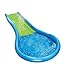 HearthSong Inflatable Water Slide Splash Pool Summer Toys Outdoor Play 12'L Heavy-Duty Vinyl Easy Set Up Ages 4-12