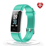 Letsfit Fitness Tracker Color Screen, IP68 Waterproof Heart Rate Monitor Activity Tracker, Pedometer Watch Sleep Monitor Step Counter for Kids Women Men, Smart Phones