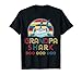Retro Vintage Grandpa Sharks Tshirt gift for Mens