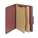 Smead 100% Recycled Pressboard Classification File Folder, 2 Dividers, 2