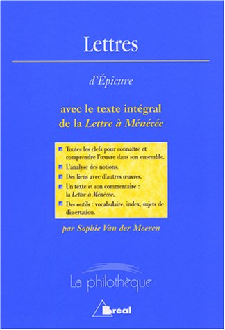 Lettres, Épicure