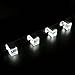 Lightess Bathroom Vanity Lights 4-Light Long LED Bath Lighting Over Mirror Crystal Wall Sconces 12W Cool White