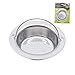 Noridez 2 Pack Upgrade Kitchen Sink Strainer with Handle, Premium Stainless Steel Sink Garbage Disposal Stopper Mesh Basket, Stainless Steel Kitchen Sink Basket Strainer, Wide Rim 4.33