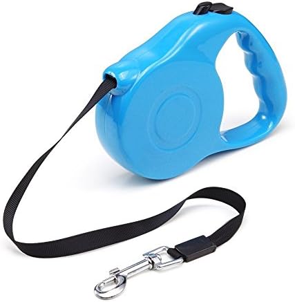 Amourchef Retractable Belt Dog Leash, Ergonomic Design Does Not Burn Your Skin,16-feet Long, Supports Dogs up to 33 Pounds