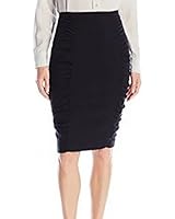 Nanette Lepore Women's Fierce Fitted Pencil Skirt, Black, 8