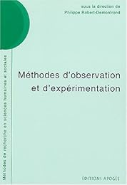 Méthodes d'observation et d'expérimentation