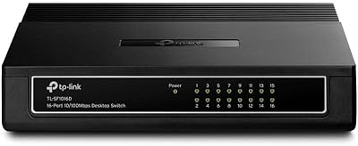 TP-Link TL-SF1016D 16 Port 10/100Mbps Fast Ethernet Desktop Network Switch