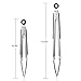 Benewell 2 Pack Kitchen Food Tongs, 9 & 12 Inch Stainless Steel Cooking Tongs with Locking Design for Salad, Snacks, BBQ, Grilling, Ice, Food Serving and More