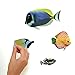 RoomMates RMK3899SCS Tropical Fish Peel and Stick Wall Decals