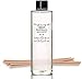 Urban Naturals Vanilla Bean Scented Oil Reed Diffuser Refill | Includes a Free Set of Reed Sticks! Vanilla Cream, Amber & Sweet Tonka Bean, 4 oz.